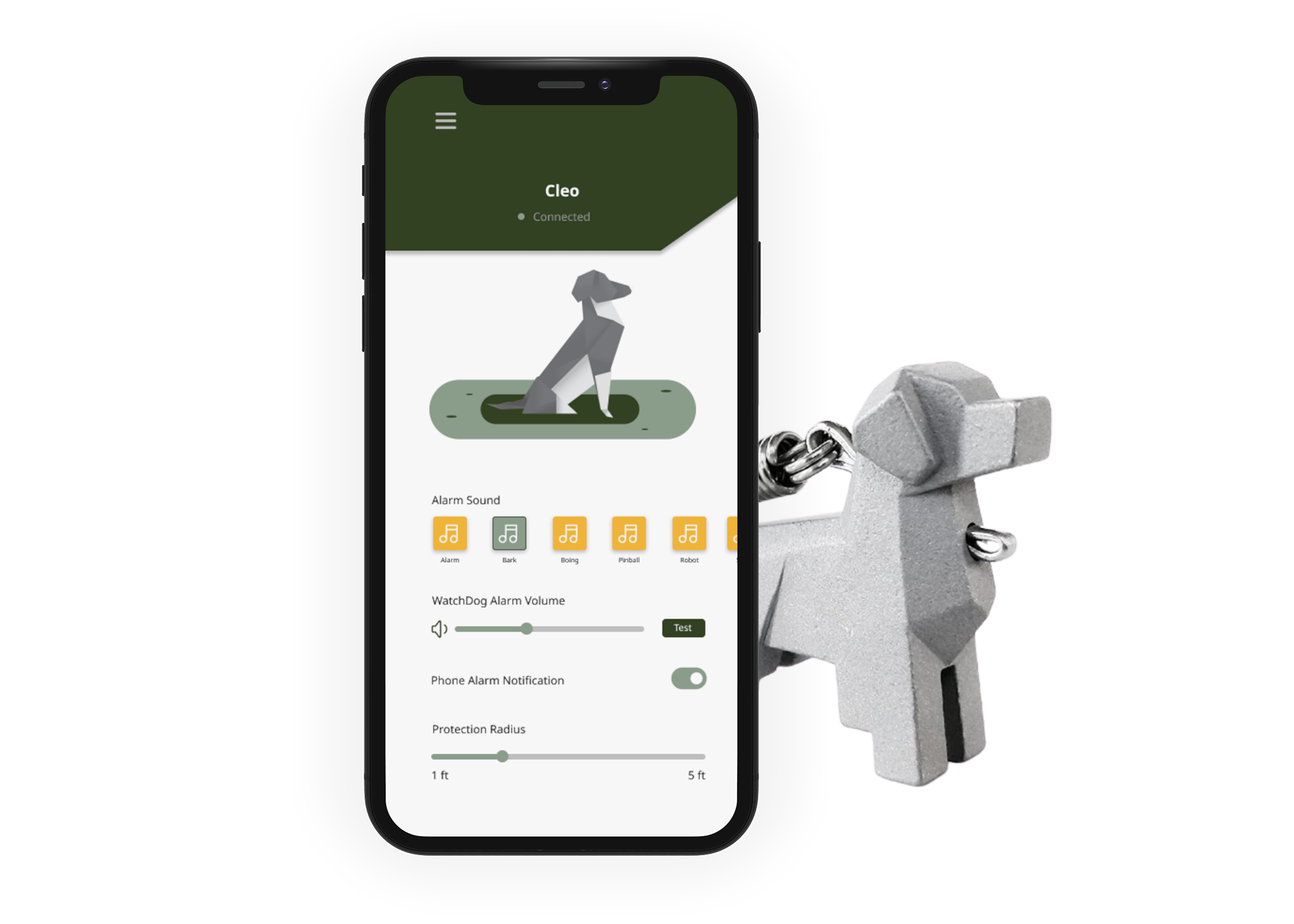 WatchDog security keychain and app